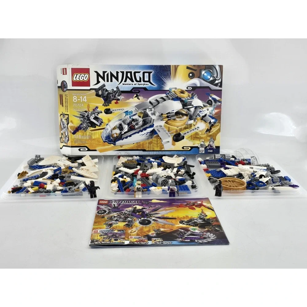 LEGO Ninjago NinjaCopter (70724) Retired, Rare! 100% Complete W/box &‎ Manuals
